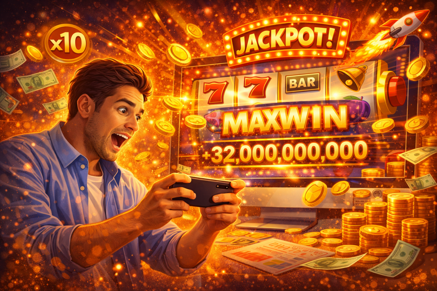 🚀 Mengejar Sensasi Jackpot & Maxwin: Daya Tarik Utama Slot Online yang Bikin Deg-Degan