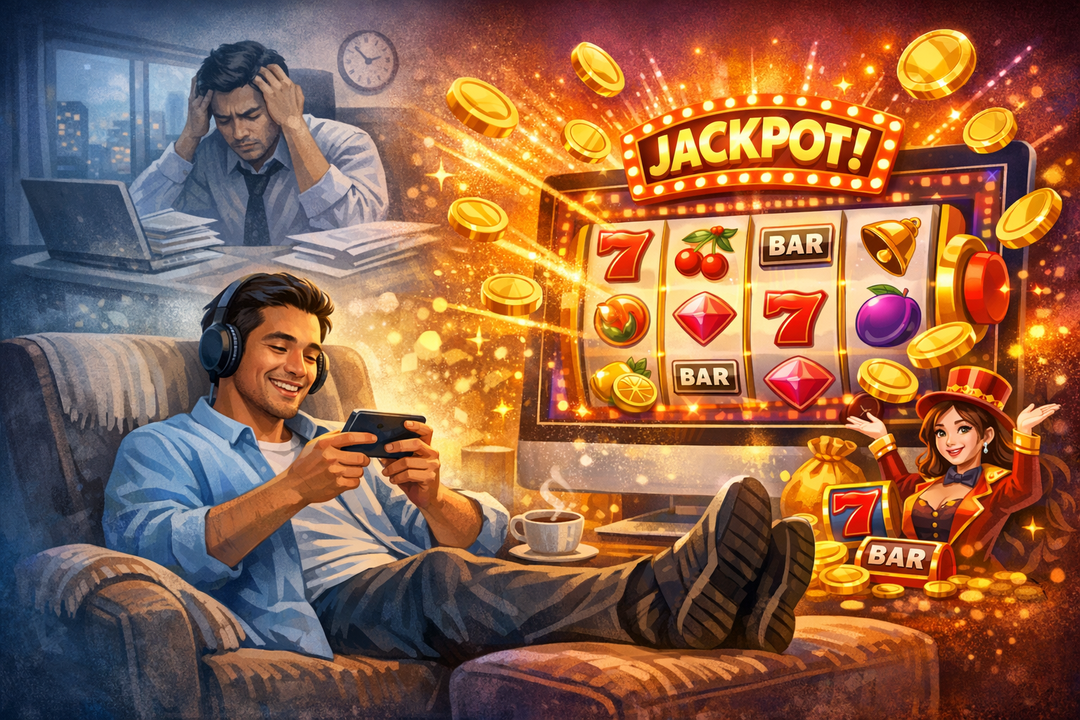 🎮 Hiburan & Melepas Penat: Kenapa Slot Online Jadi Pilihan Favorit di Era Digital